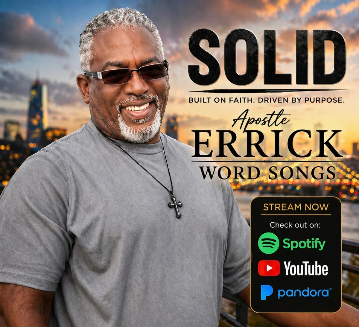 Solid Word Songs music artwork featuring Dr. Errick Redmond